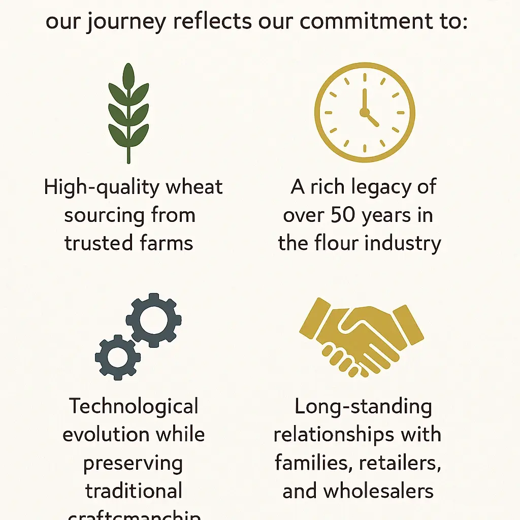 Kamran Flour Mills, About Kamran Mills, flour manufacturer Pakistan, LalaMusa flour mill, wheat milling heritage, established 1968