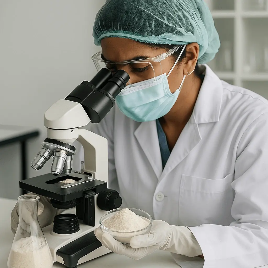 Kamran quality control, ISO 22000 flour mill, HACCP Pakistan flour, wheat testing lab, traceable flour production